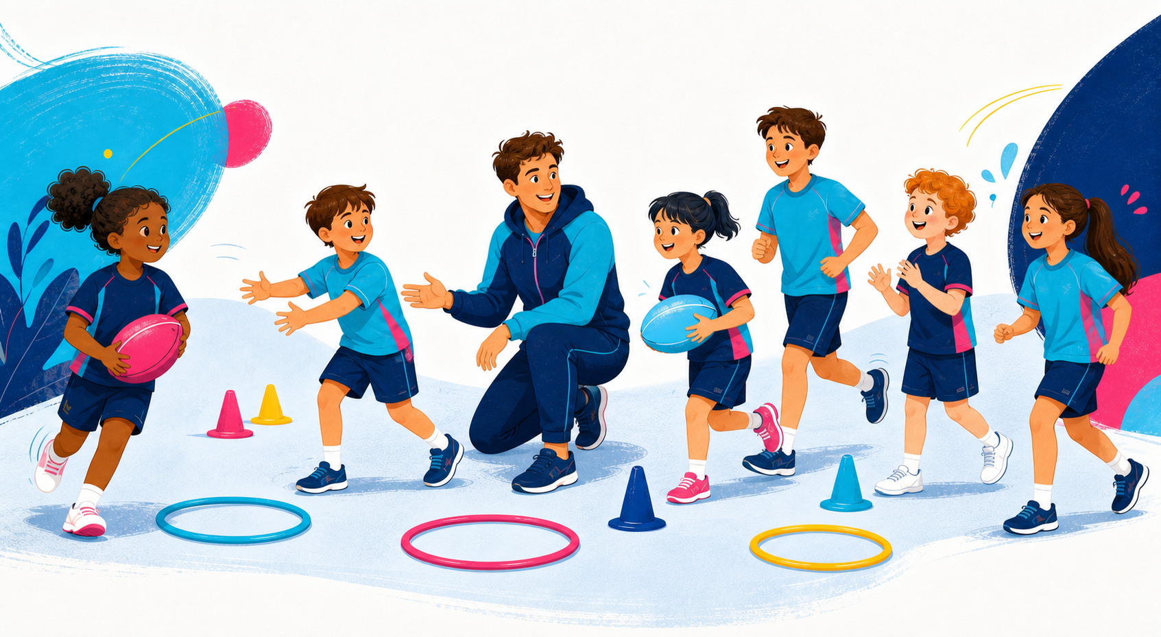 Inclusive school children learning rugby league through cooperative games